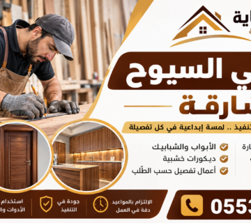 نجار في السيوح الشارقة