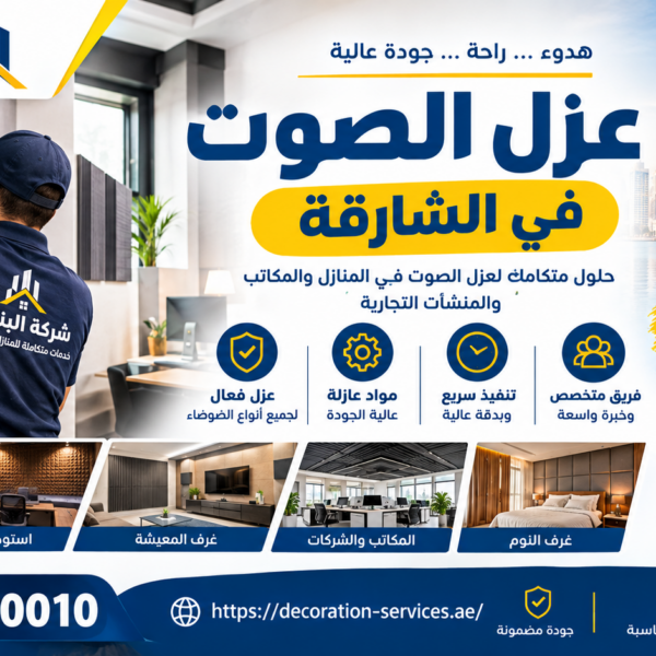 شركة عزل الصوت في الشارقة